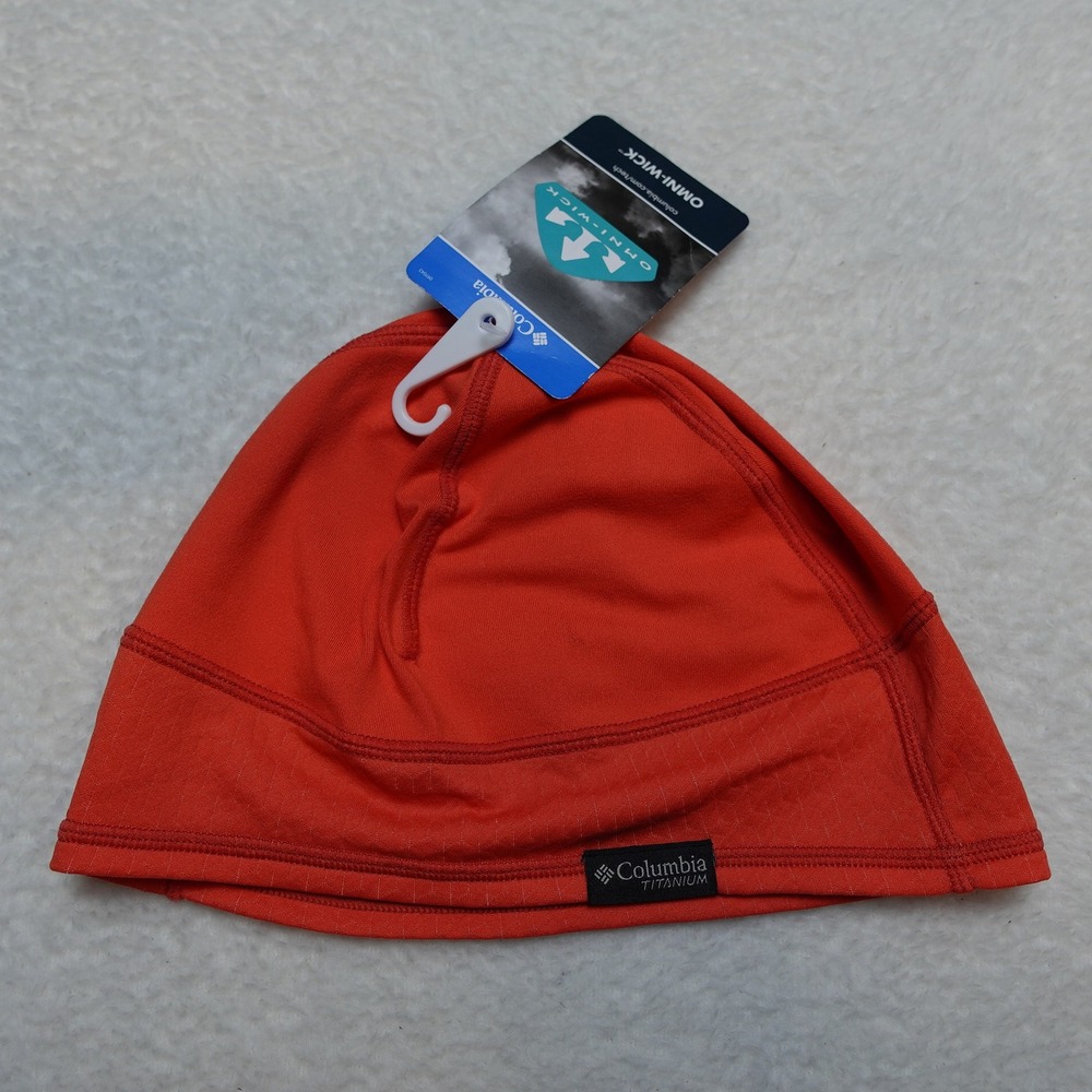 Columbia Titanium Performance Beanie Unisex S/M Orange CU6673-864 Omni-Wick